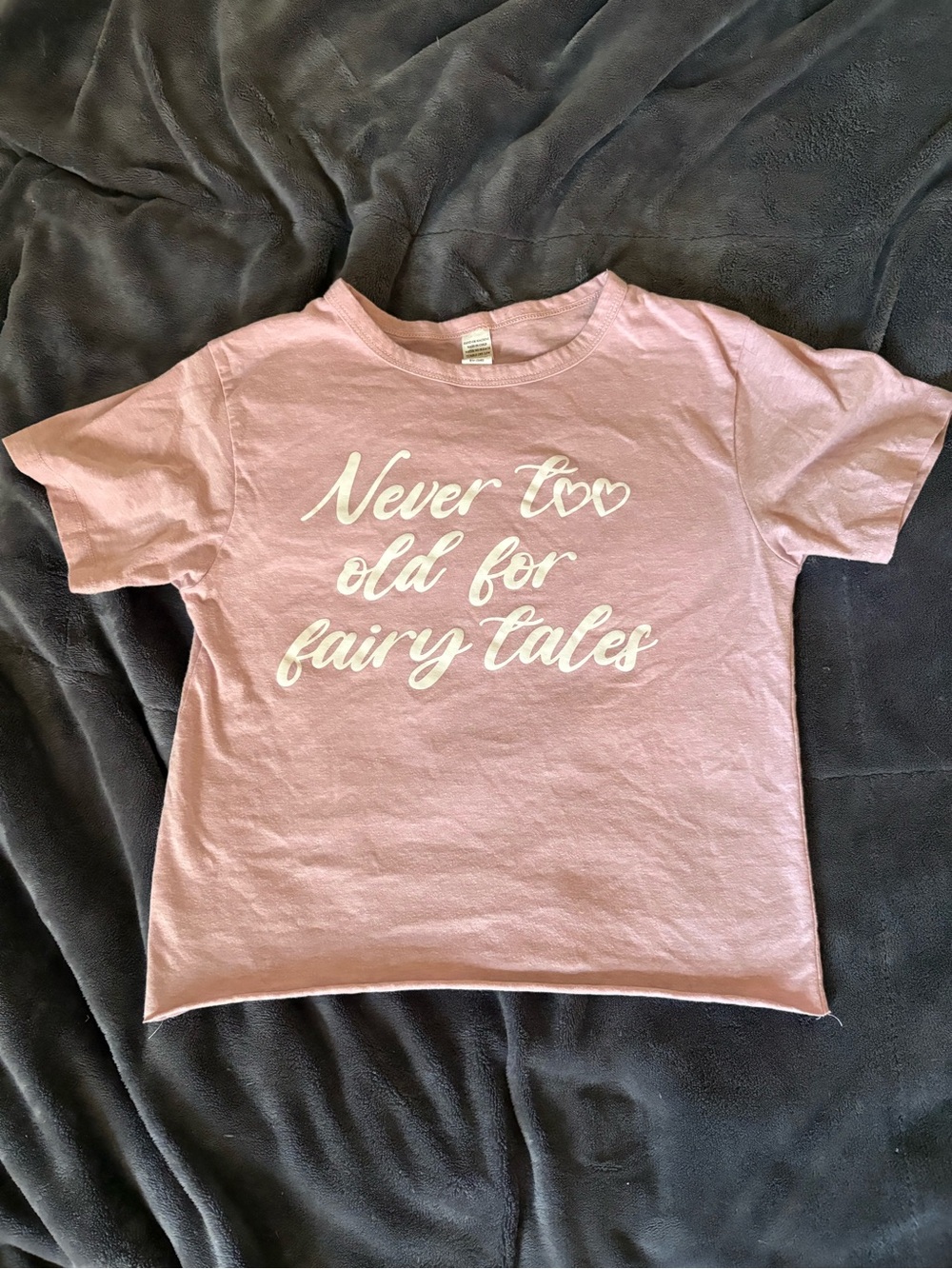 Pink baby tee